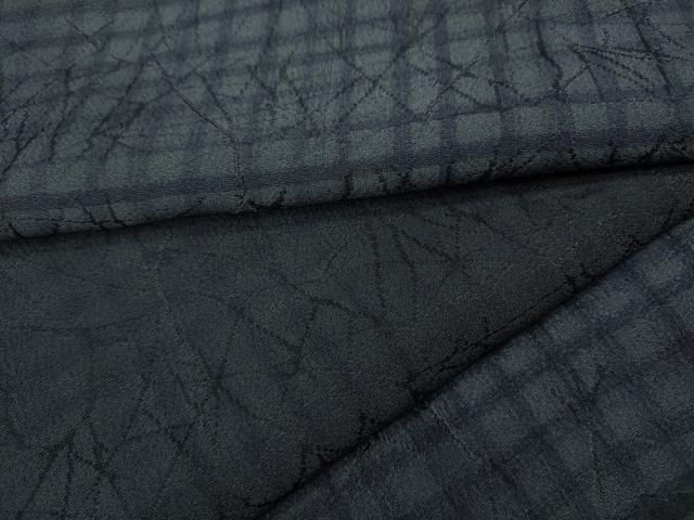 平和屋着物●上質な小紋　斜線文　正絹　逸品　CAAY5124ut