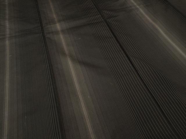 平和屋着物○本場縞大島紬 縞 正絹 逸品 CAAY5176ut