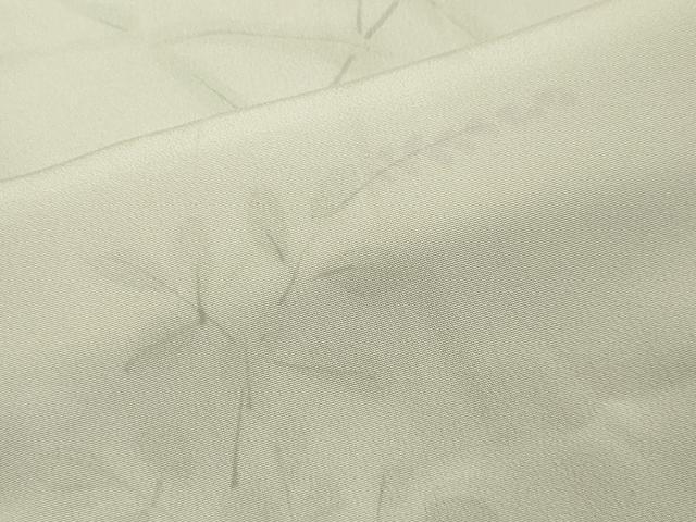 平和屋着物○長襦袢 無双仕立て 手描き 雀 草花文 暈し染め 正絹 逸品