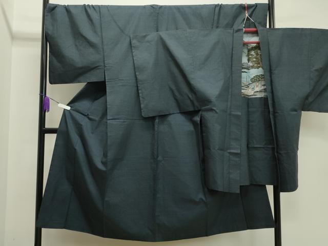 平和屋着物●男性　本場大島紬　アンサンブル　100亀甲　総詰め　正絹　逸品　CAAY8077gh