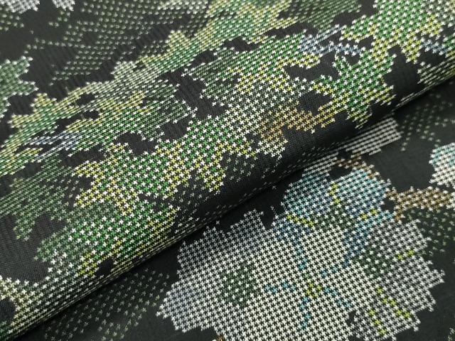 平和屋着物○本場大島紬 7マルキ 枝花文 正絹 逸品 CAAY8086gh