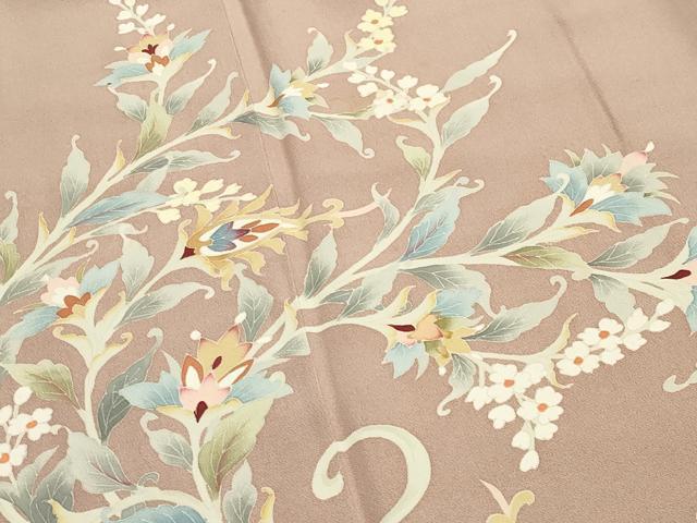 平和屋着物○本加賀友禅作家 牛坂源吾 色留袖 更紗花唐草