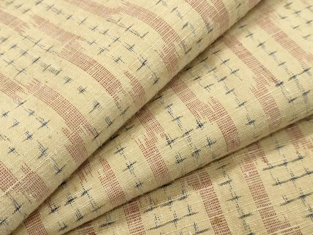 平和屋着物●上質な紬　間道　正絹　逸品　CAAY8186gh