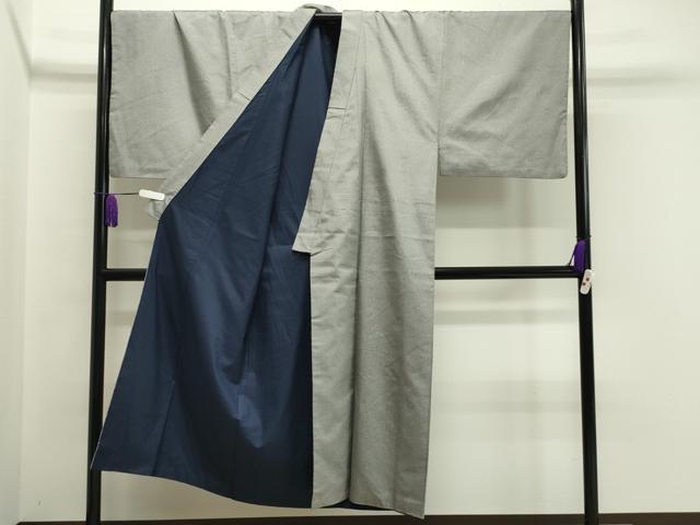 平和屋着物●男性　紬　アンサンブル　100亀甲　キングサイズ　正絹　逸品　CAAY8218gh