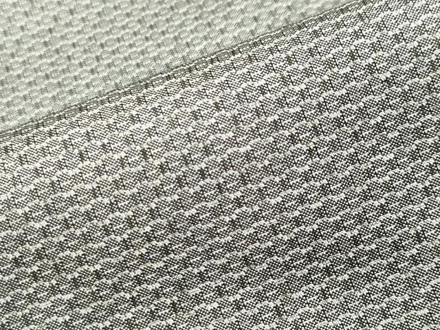 平和屋着物●男性　紬　アンサンブル　100亀甲　キングサイズ　正絹　逸品　CAAY8218gh