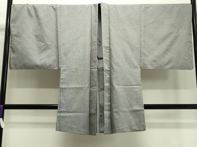 平和屋着物●男性　紬　アンサンブル　100亀甲　キングサイズ　正絹　逸品　CAAY8218gh