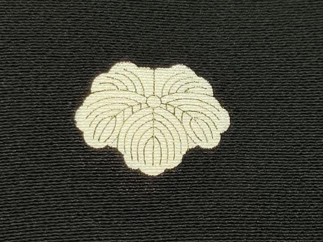 平和屋着物○豪華黒留袖 友禅 作家物 鴛鴦花文 暈し染め