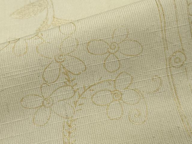 平和屋着物●上質な小紋　紬地　花唐草文　金彩　正絹　逸品　CAAY8347gh 平和屋着物○上質な小紋 紬地 花唐草文 金彩 正絹 逸品 CAAY8347gh 小紋