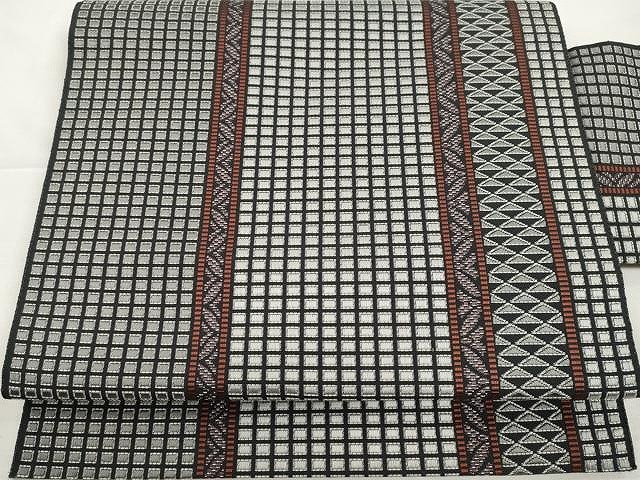 平和屋着物●本場筑前博多織　八寸名古屋帯　吉祥間道　正絹　逸品　CAAY9214yk