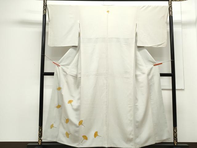 平和屋着物●加賀友禅の巨匠　初代　由水十久　色留袖　銀杏　いちょう　正絹　逸品　CAAY9474th