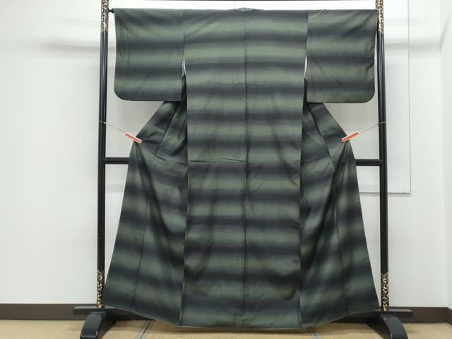 平和屋着物●上質な紬　霞文　正絹　逸品　CAAY9537th 平和屋着物○上質な紬 霞文 正絹 逸品 CAAY9537th