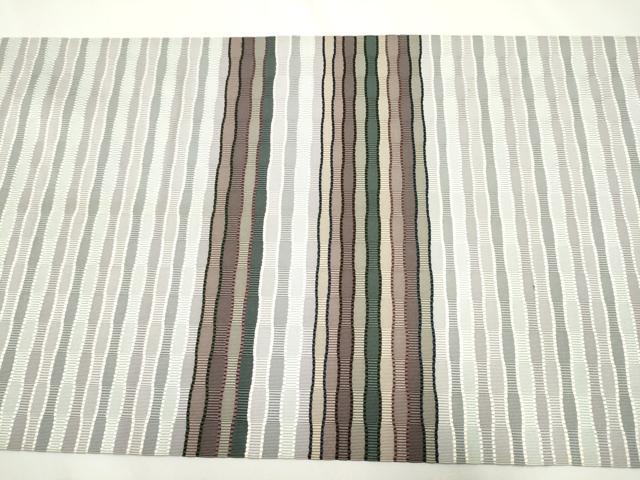 平和屋着物○首里 ロートン織 道屯織 八寸名古屋帯 よろけ