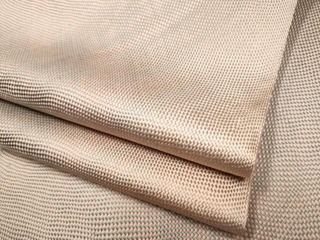 平和屋着物●全通柄　京袋帯　組織　霞文　正絹　逸品　CAAY9651hy