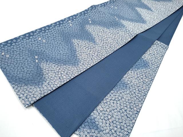 平和屋着物●西陣　津村織物謹製　六通柄袋帯　千羽鶴　銀糸　正絹　逸品　CAAY9681hy 平和屋着物○西陣 津村織物謹製 六通柄袋帯 千羽鶴 銀糸 正絹 逸品