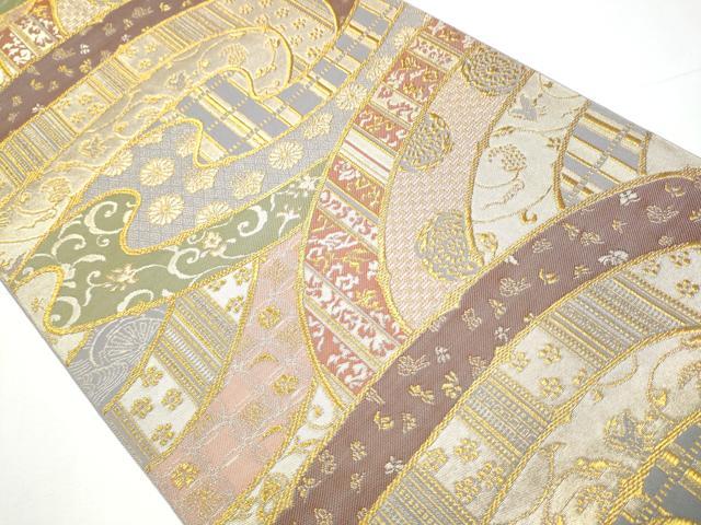 平和屋着物○皇室献上作家 北出与三郎 六通柄 本袋帯