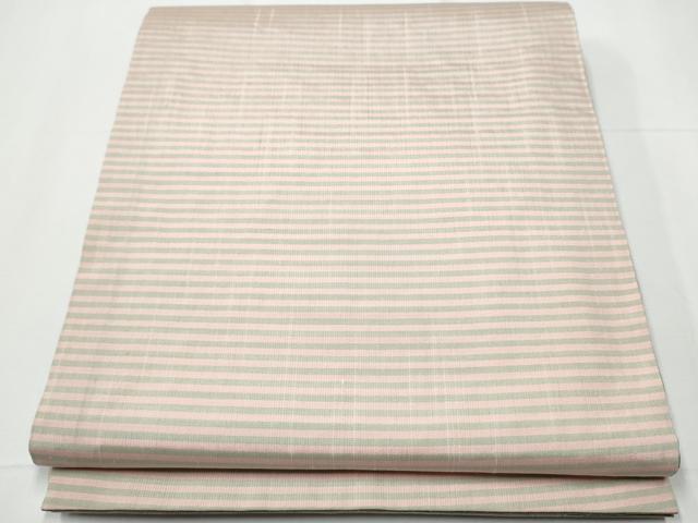 平和屋着物○両面 太鼓柄袋帯 ぜんまい紬 霞文 正絹 逸品 CAAY9700hy