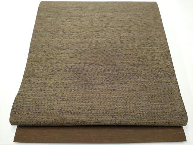 平和屋着物●太鼓柄袋帯　紬地　霞文　正絹　逸品　CAAY9709hy