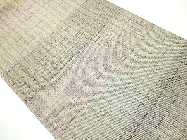 平和屋着物▽スリーシーズン 春夏秋 両面 全通柄袋帯 横段