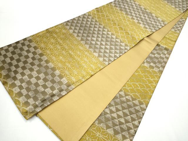 平和屋着物●全通柄袋帯　吉祥文　正絹　逸品　CAAY9790hy