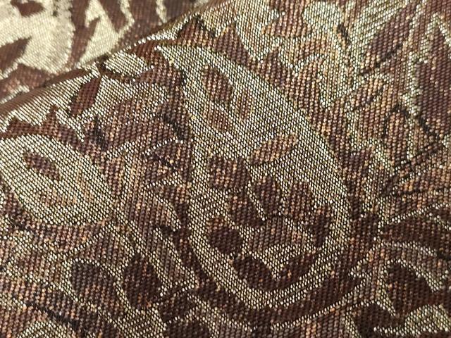 平和屋着物○澤屋重兵衛 六通柄袋帯 古代金錦 正