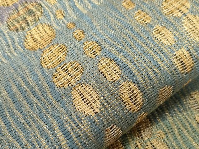 平和屋着物▽スリーシーズン　春夏秋　六通柄袋帯　吉祥文　金糸　正絹　逸品　CAAZ0328dy 平和屋着物▽スリーシーズン 春夏秋 六通柄袋帯 吉祥文 金糸 正絹 逸品