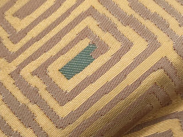 平和屋着物○全通柄 九寸名古屋帯 吉祥文 金糸 正絹 逸品