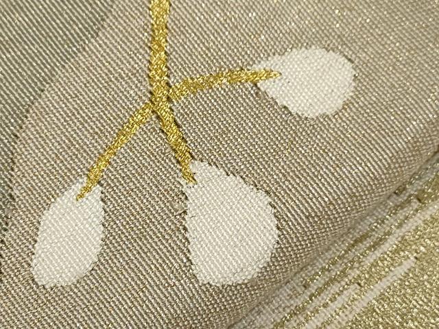 平和屋着物○爪＆#25620；き本綴れ 八寸名古屋帯 吉祥丸文