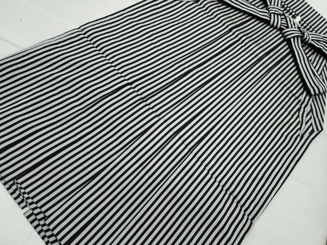 平和屋着物●男性　馬乗り袴　縞　洗える着物　CAAZ0864vf