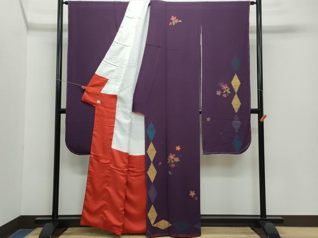 平和屋着物○豪華振袖 刺繍 舞花文 金彩 正絹 逸品 CAAZ0887vf