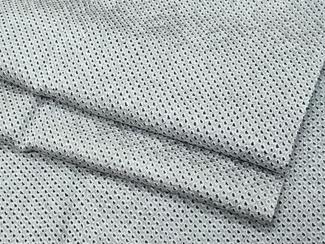 平和屋着物●大変加工の良い総絞り小紋　ロング丈　正絹　逸品　CAAZ1023vf