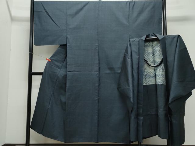 平和屋着物●男性　本場大島紬　アンサンブル　120亀甲　総詰め　正絹　逸品　CAAZ1152vf