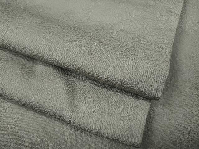平和屋着物●上質な色無地　枝葉地紋　潤色　正絹　逸品　CAAZ2495ut