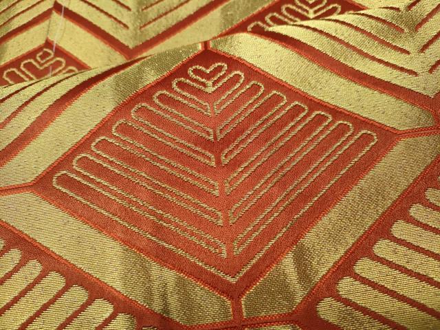 平和屋着物●男性　馬乗り袴　舞台衣装　菱松葉文　金糸　未使用　CAAZ2538ut