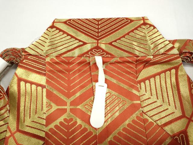 平和屋着物●男性　馬乗り袴　舞台衣装　菱松葉文　金糸　未使用　CAAZ2538ut