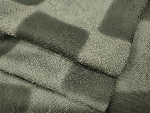 平和屋着物●上質な小紋　市松文　正絹　逸品　CAAZ2568ut