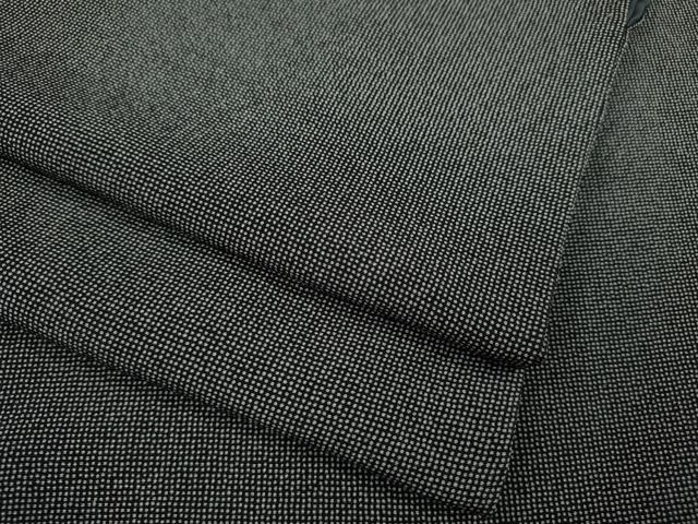 平和屋着物●江戸小紋　角通し　黒地　正絹　逸品　CAAZ2664ut