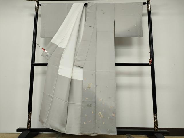 平和屋着物○訪問着 総刺繍 駒刺繍 雪月花 宝尽くし花文 金糸 高島屋