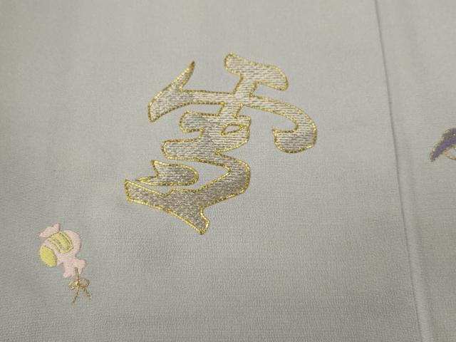 平和屋着物●訪問着　総刺繍　駒刺繍　雪月花　宝尽くし花文　金糸　高島屋扱い　正絹　逸品　CAAZ2755ut 平和屋着物○訪問着 総刺繍 駒刺繍 雪月花 宝尽くし花文 金糸 高島屋