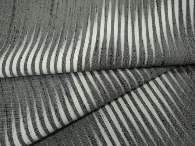 平和屋着物●上質な紬　斜線吉祥文　正絹　逸品　CAAZ2770ut