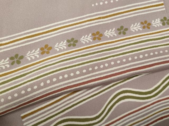 平和屋着物○長襦袢 無双仕立て 吉祥花文 やまと誂製 正絹 逸品 CAAZ2778ut