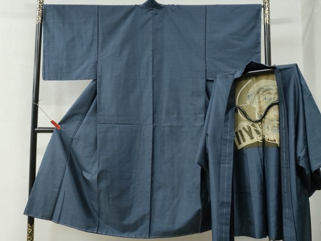 平和屋着物●男性　本場大島紬　アンサンブル　80亀甲　総詰め　正絹　逸品　未使用　CAAZ2820yc