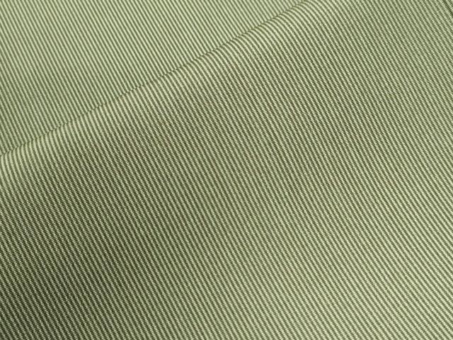 平和屋着物○江戸小紋 万筋 麹塵色×利休鼠色 正絹 逸品