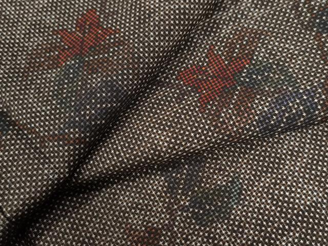 平和屋着物●本場大島紬　7マルキ　枝花文　正絹　逸品　未使用　CAAZ2847yc