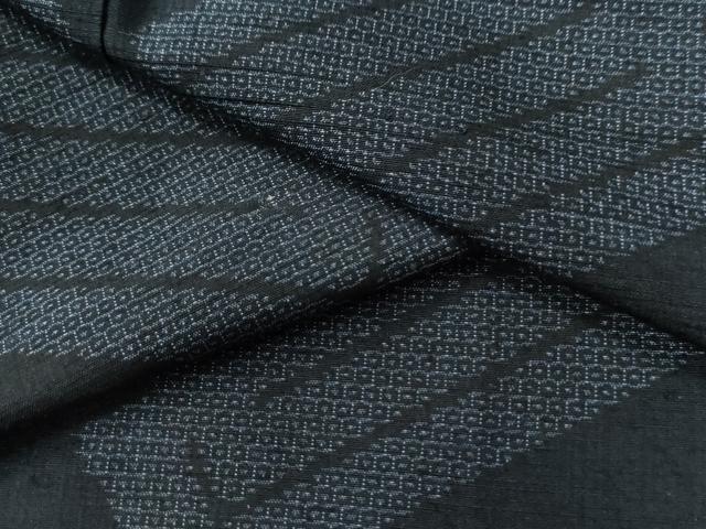 平和屋着物●結城紬　100亀甲　源氏香　正絹　逸品　CAAZ2895yc