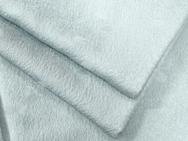 平和屋着物●上質な色無地　舞桜地紋　秘色色　ロング丈　正絹　逸品　CAAZ2899yc