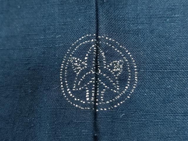 平和屋着物●結城紬　色無地　留紺色　正絹　逸品　CAAZ3018yc 平和屋着物○結城紬 色無地 留紺色 正絹 逸品 CAAZ3018yc