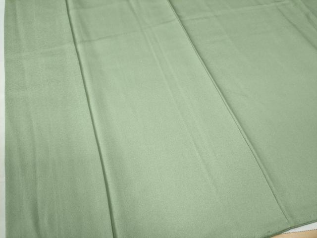 平和屋着物●上質な色無地　山葵色　正絹　逸品　CAAZ3068yc 平和屋着物○上質な色無地 山葵色 正絹 逸品 CAAZ3068yc