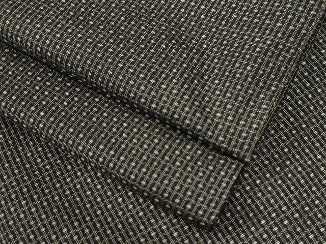 平和屋着物●男性　本場大島紬　80亀甲　総詰め　正絹　逸品　CAAZ3106yc