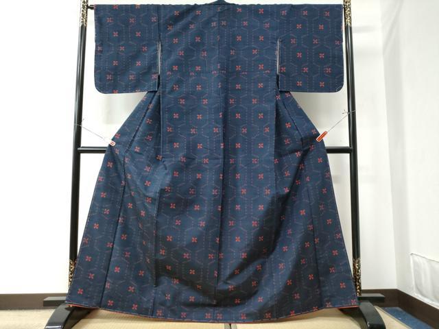 平和屋着物●上質な紬　吉祥文　正絹　逸品　未使用　CAAZ3111yc 平和屋着物○上質な紬 吉祥文 正絹 逸品 未使用 CAAZ3111yc