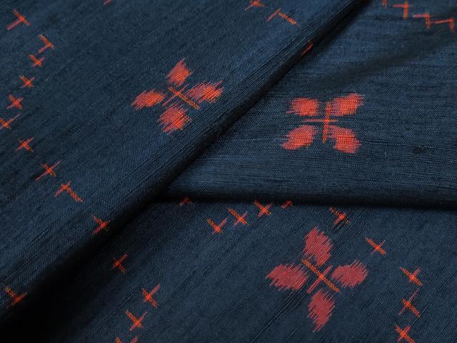 平和屋着物●上質な紬　吉祥文　正絹　逸品　未使用　CAAZ3111yc